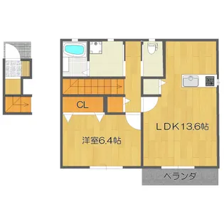 アーバンベリー【2階】の間取り