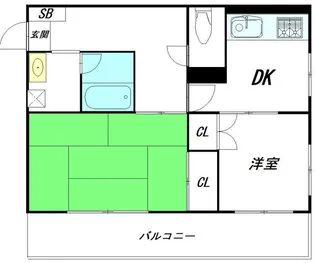 サンパレス西品川【3階】の間取り