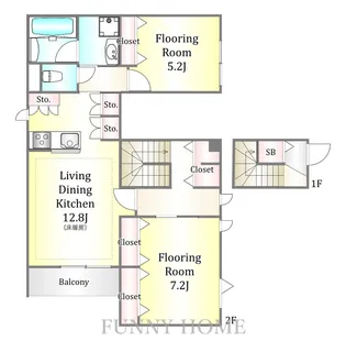 東京都大田区大森南1【マンション】の間取り