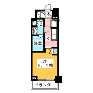 レジディア新宿イーストIII【9階】の間取り