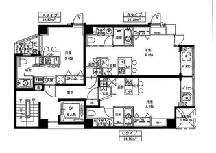 ジーエスグランド高尾【4階】の間取り