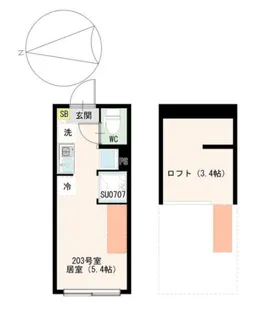 (仮称)東尾久二丁目【2階】の間取り