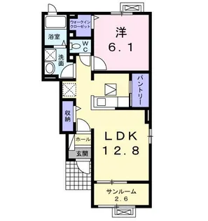 ラビァン ローズ【1階】の間取り