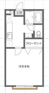 祖師谷5丁目アパート【2階】の間取り