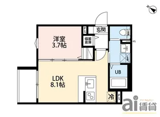 埼玉県所沢市東所沢5【アパート】の間取り