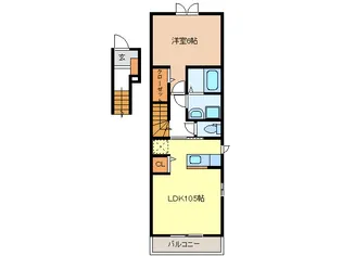 Advance II【2階】の間取り