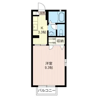 ドムス・ミネA【1階】の間取り