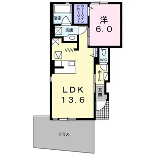 セカンド インプレス【1階】の間取り