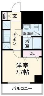 MAXIV一之江【8階】の間取り