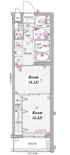 ガーラ・ヴィスタ練馬【4階】の間取り