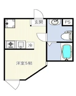 INOVE二子新地【2階】の間取り