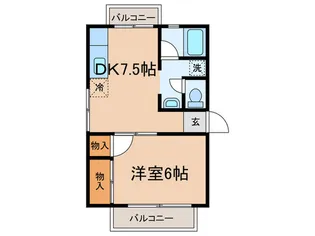 メゾンいずみ【2階】の間取り