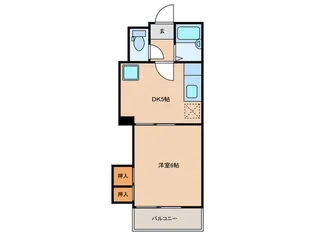 ディアコート松島2号館【1階】の間取り