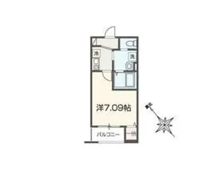 MELDIA大袋【1階】の間取り