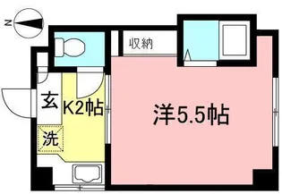 松栄ハイツの間取り