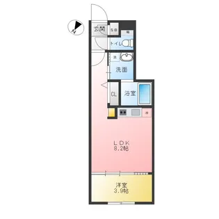 LUORE黒川EAST【2階】の間取り
