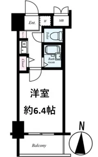 エステムコート新大阪【5階】の間取り