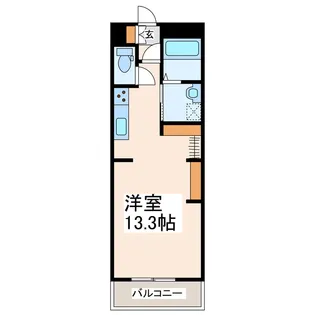 ROUND PURE21【2階】の間取り