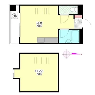 ベルメゾン亀戸【4階】の間取り