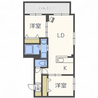 RTL N1(ラティールN1)【4階】の間取り