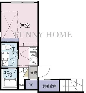 BEL FIORE SANCHA【1階】の間取り
