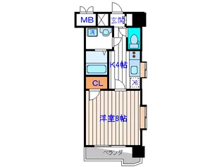サンヴァ-リオ新田駅前VII【4階】の間取り