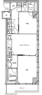 ルーブル南馬込六番館【1階】の間取り
