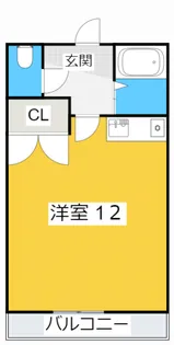 ひまわりハイツ【2階】の間取り