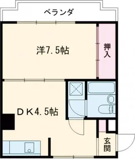ルミウス黄金【5階】の間取り