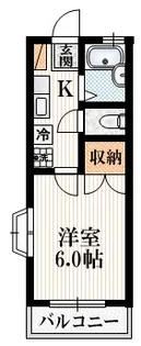 エクセレント烏山【2階】の間取り