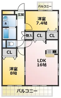 メゾン・リド【3階】の間取り