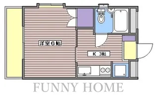 三軒茶屋ゴールデンビル【4階】の間取り