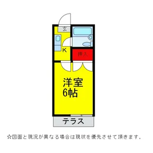 サンフローラ【1階】の間取り