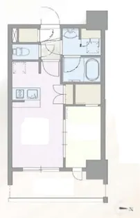 ライトテラス浅草【6階】の間取り