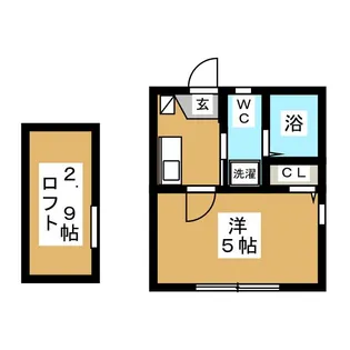 ルーチェ山手II【2階】の間取り