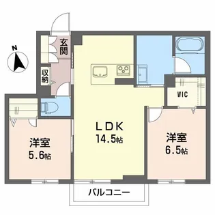シャーメゾンMII(ShaMaison MII)【2階】の間取り