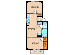 アーバンプラザI【1階】の間取り