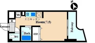 ルミナス大門【3階】の間取り