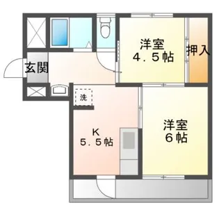ヴィラナリー津 A棟【1階】の間取り