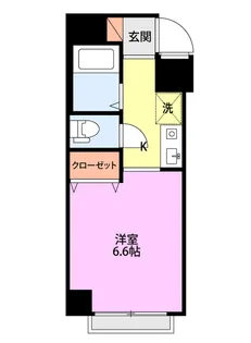 プレジール野中【6階】の間取り