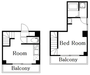 DECOR RESIDENCE田原町の間取り