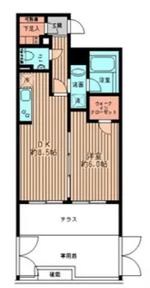 プラティノ代々木【1階】の間取り