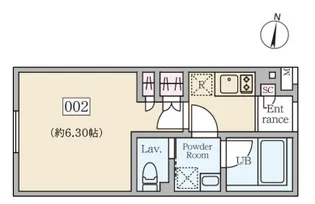 ReveResidence初台【1階】の間取り