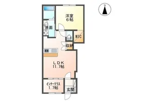 AグランドパレスII【1階】の間取り