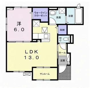 ショー・M【1階】の間取り