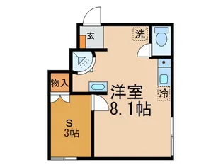 アイコート上石神井【1階】の間取り