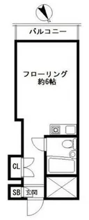 メゾン元横山【2階】の間取り