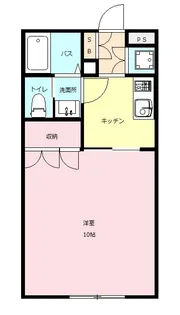 ヴァンテアン【2階】の間取り