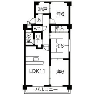 ファミール小幡【1階】の間取り