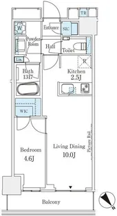 MID TOWER GRAND【7階】の間取り